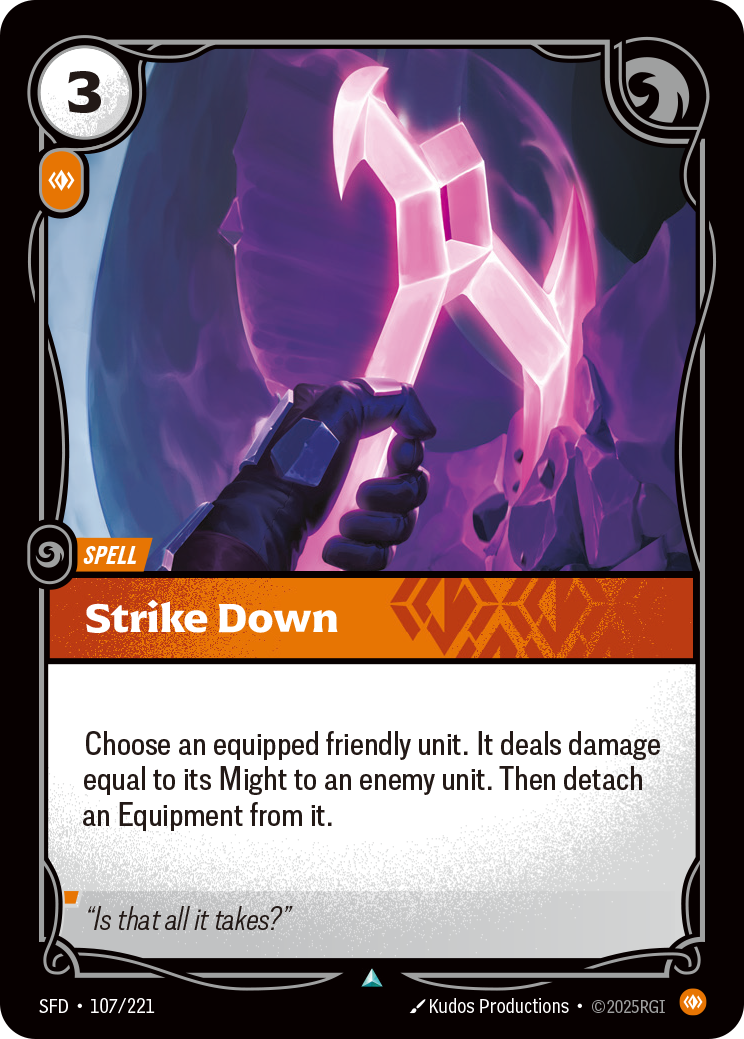 Riftbound Spell: Strike Down