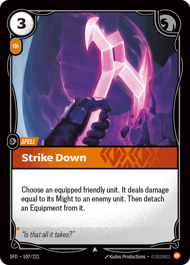 Riftbound Spell: Strike Down