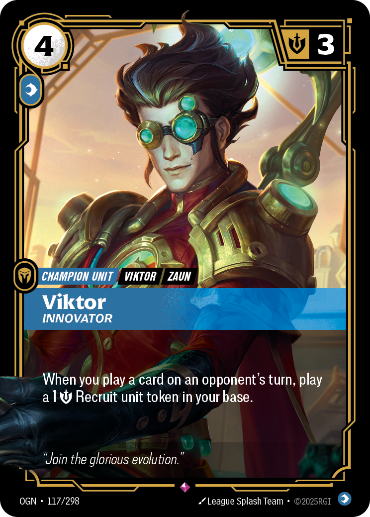 Riftbound Champion Unit: Viktor