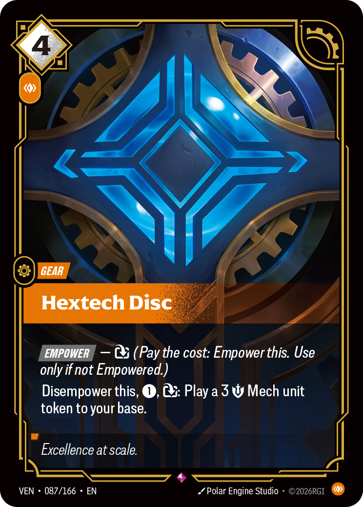 Riftbound Gear: Hextech Disc