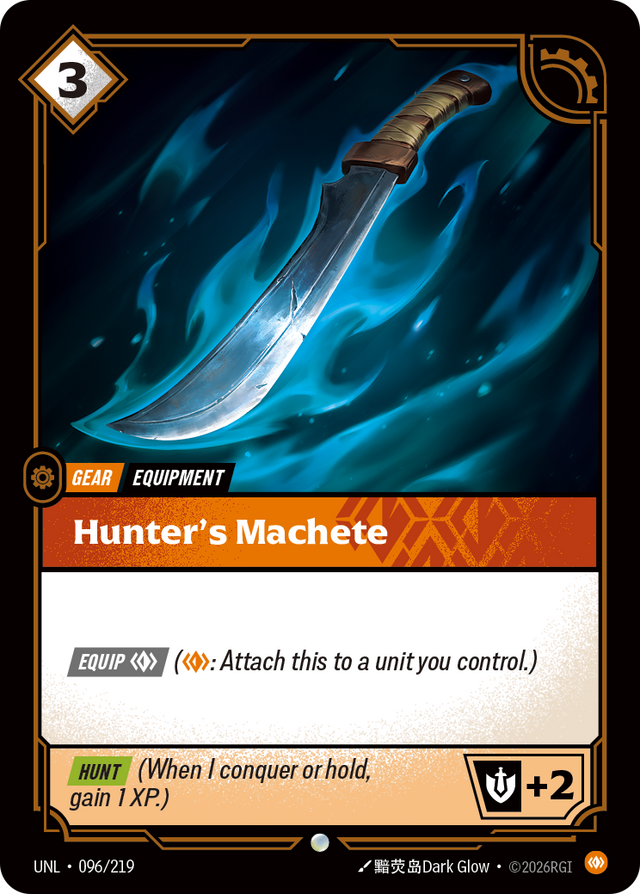 Riftbound Gear: Hunter's Machete