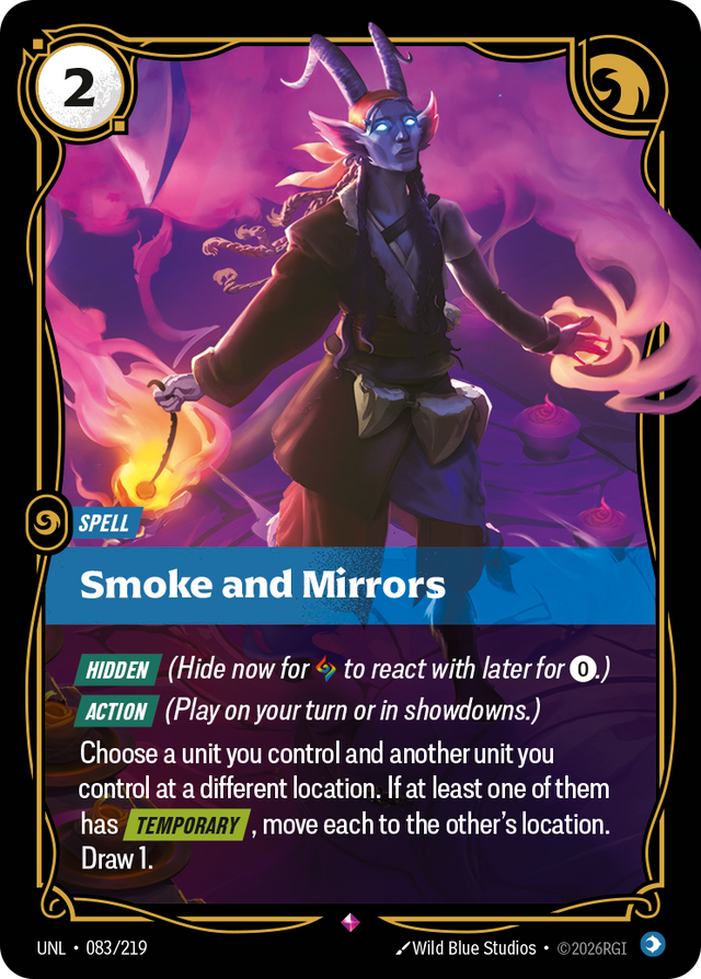 Riftbound Spell: Smoke and Mirrors