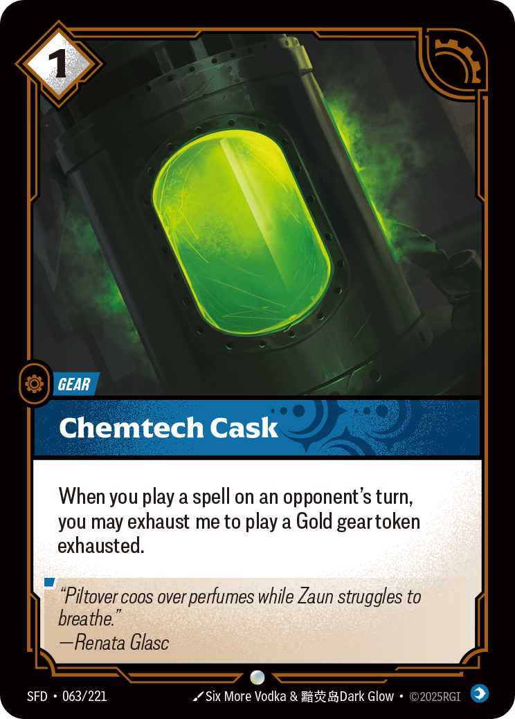Riftbound Gear: Chemtech Cask