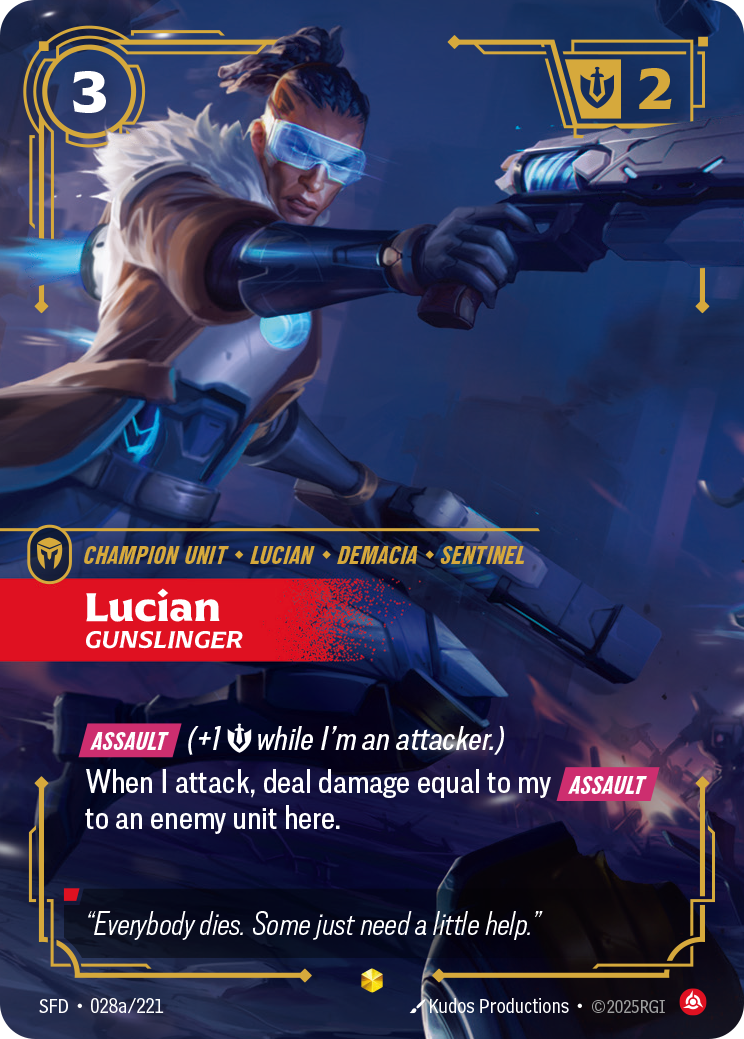 Riftbound Champion Unit: Lucian