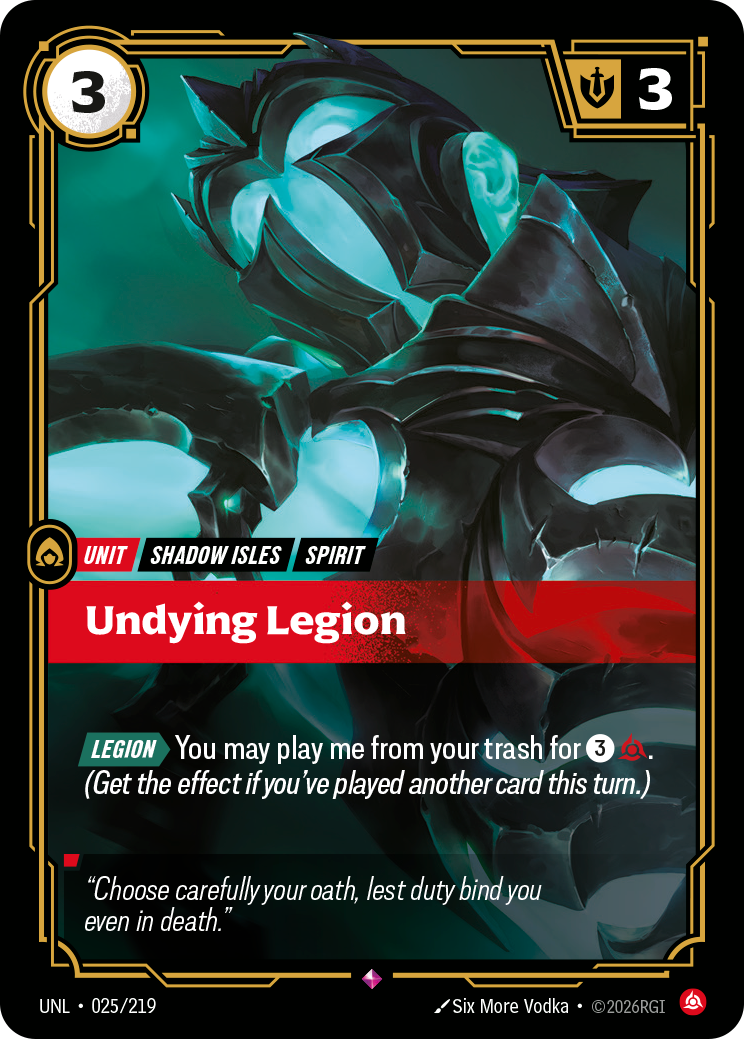 Riftbound Unit: Undying Legion