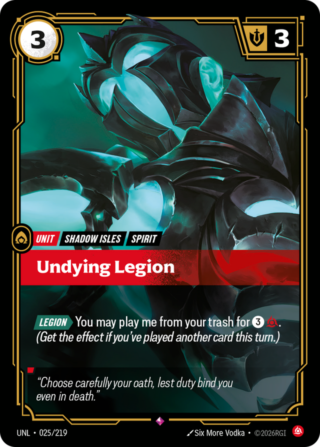Riftbound Unit: Undying Legion