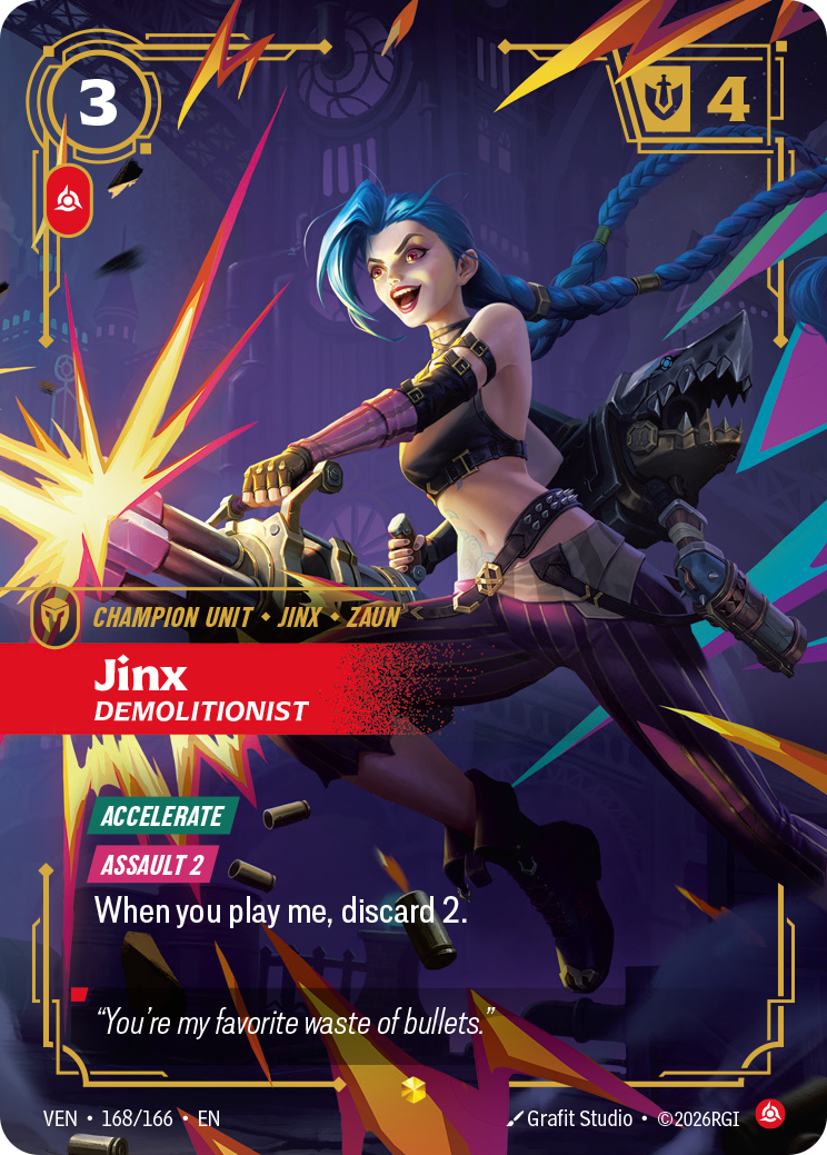 Riftbound Champion Unit: Jinx