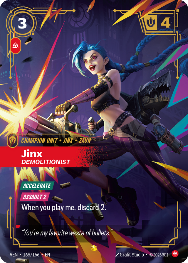 Riftbound Champion Unit: Jinx