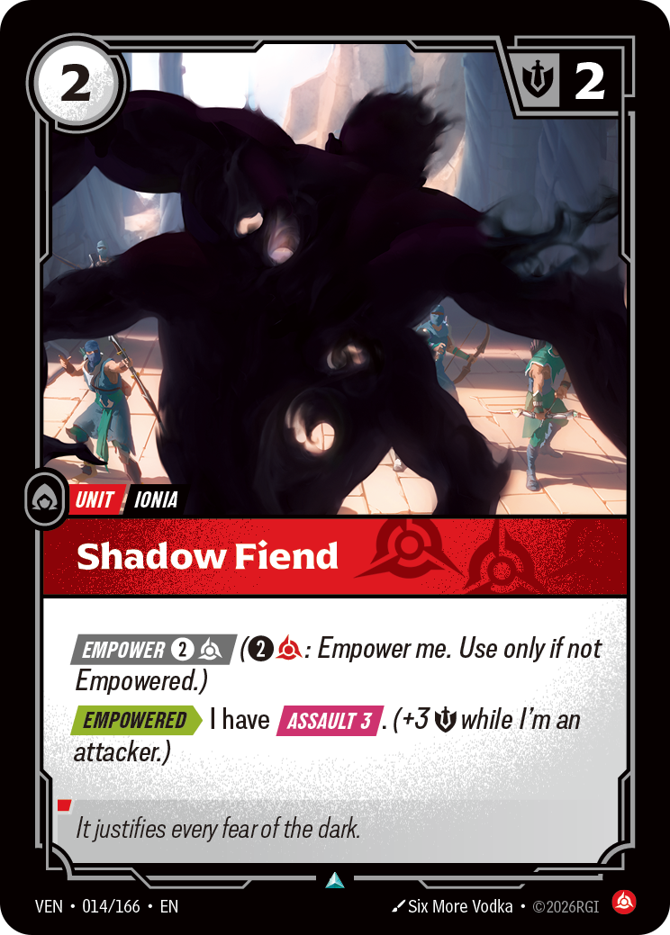 Riftbound Unit: Shadow Fiend