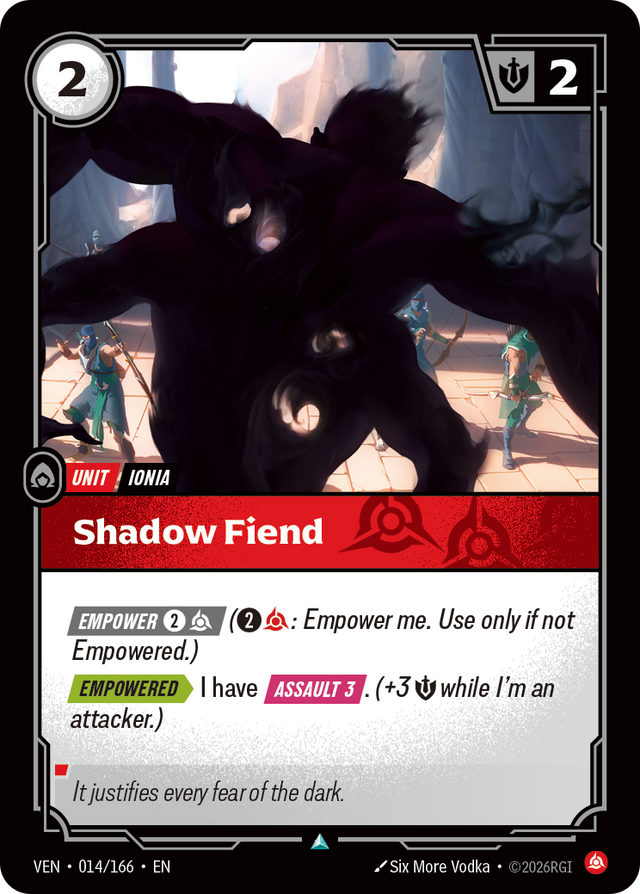 Riftbound Unit: Shadow Fiend