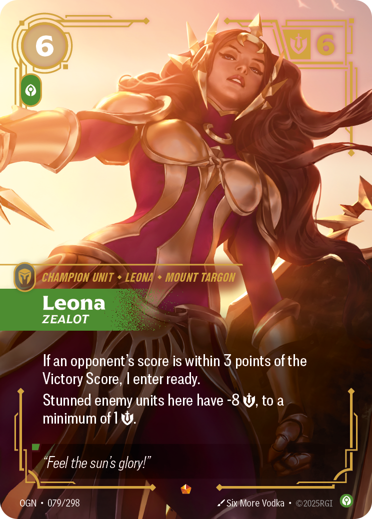 Riftbound Champion Unit: Leona