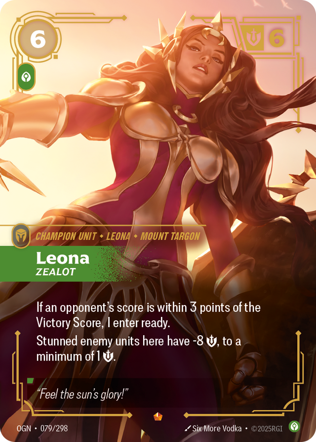 Riftbound Champion Unit: Leona
