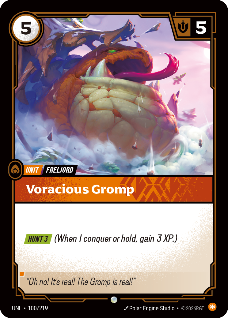 Riftbound Unit: Voracious Gromp