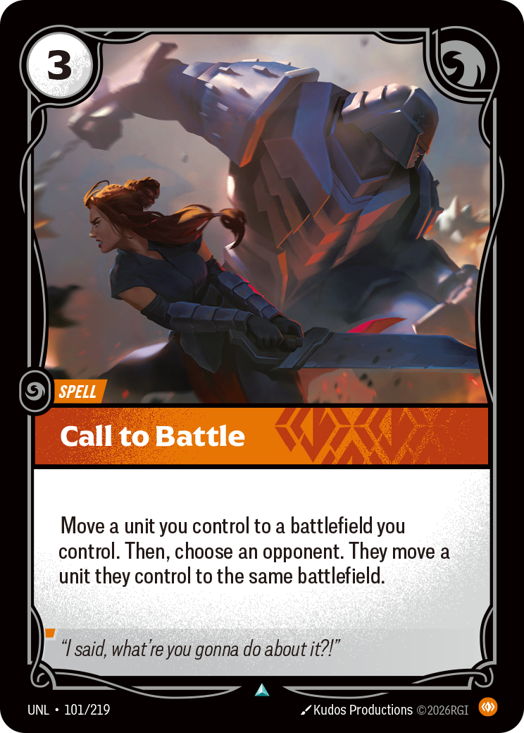 Riftbound Spell: Call to Battle