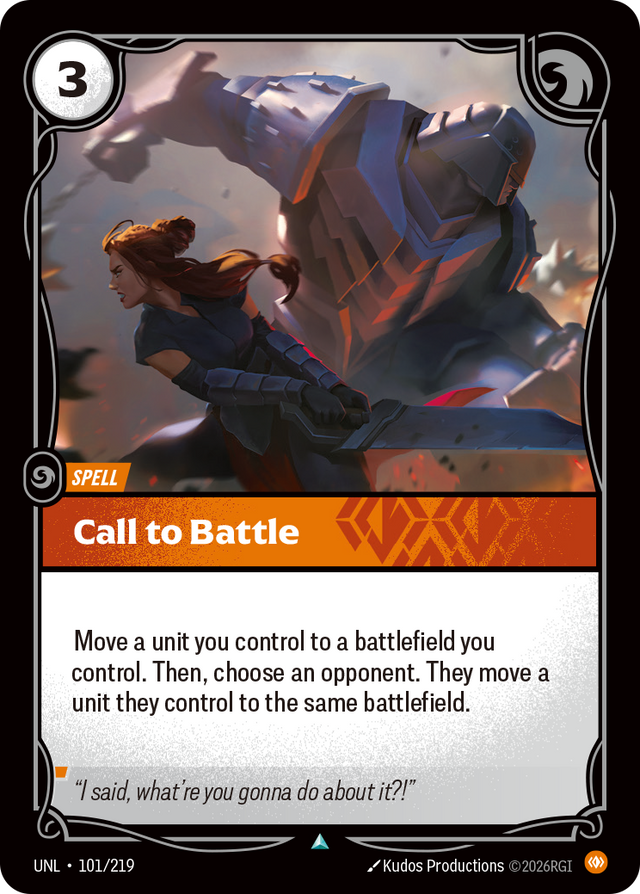 Riftbound Spell: Call to Battle