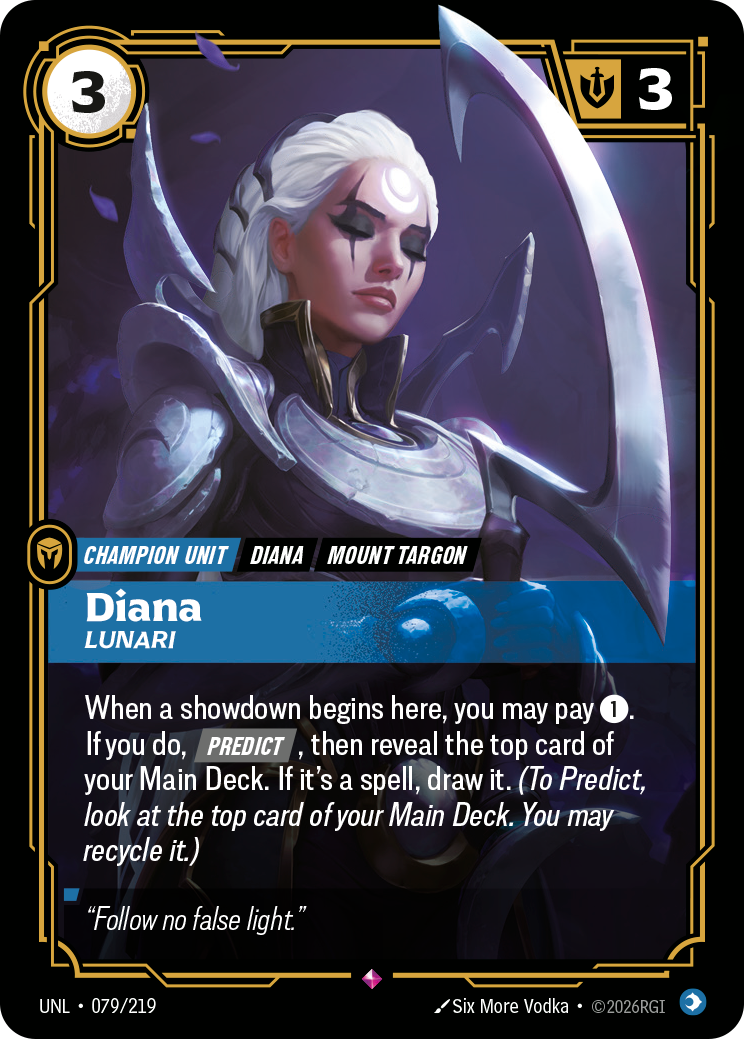 Riftbound Champion Unit: Diana