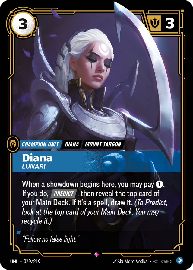 Riftbound Champion Unit: Diana