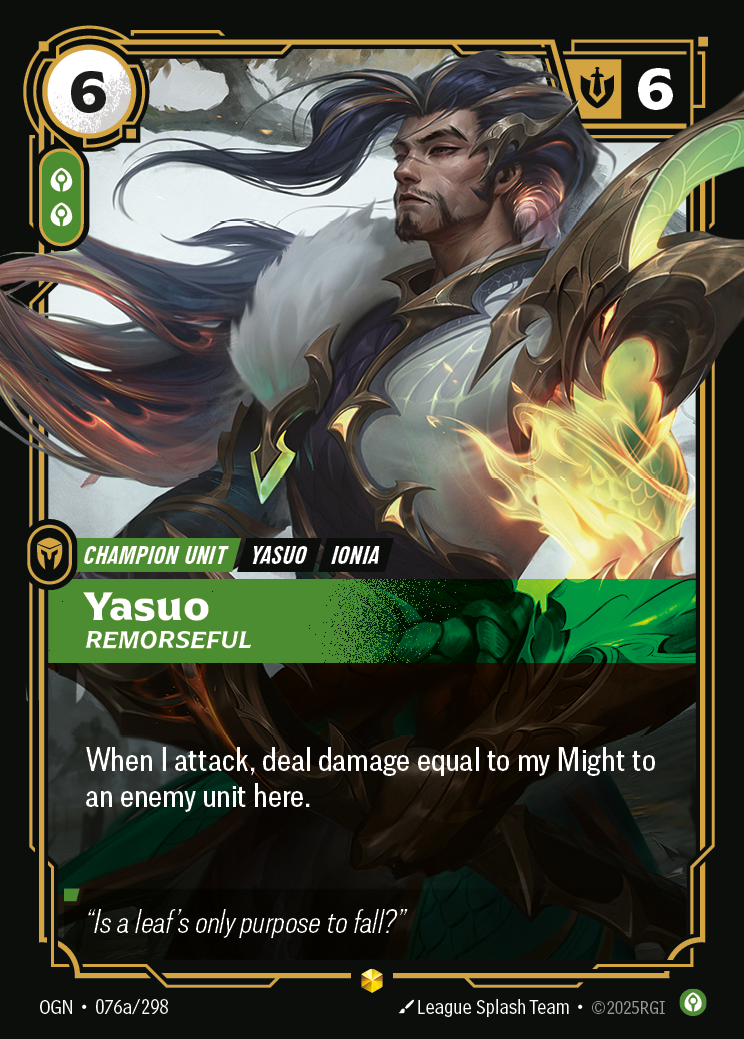 Riftbound Champion Unit: Yasuo