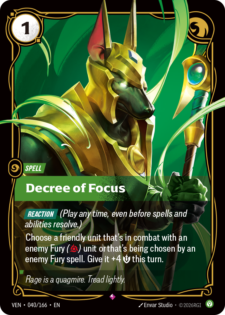 Riftbound Spell: Decree of Focus