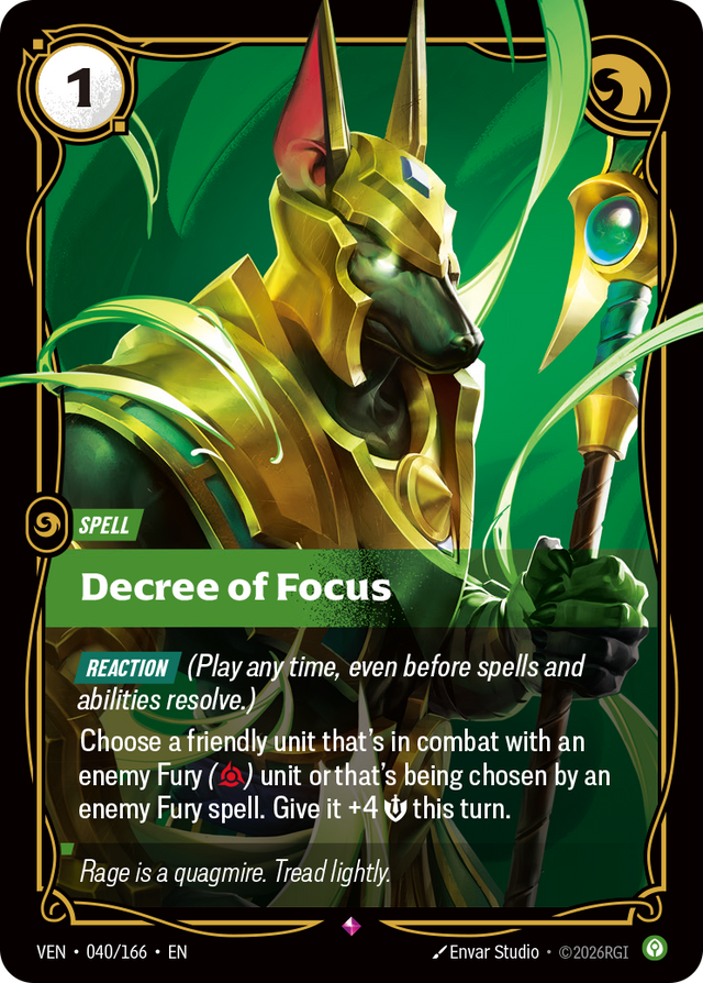 Riftbound Spell: Decree of Focus