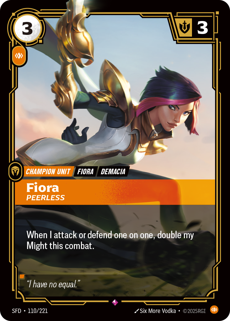 Riftbound Champion Unit: Fiora