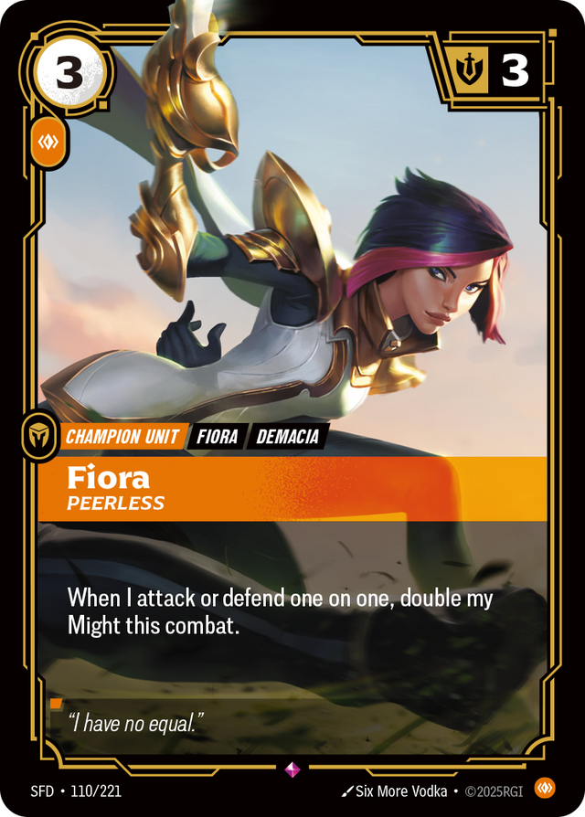 Riftbound Champion Unit: Fiora