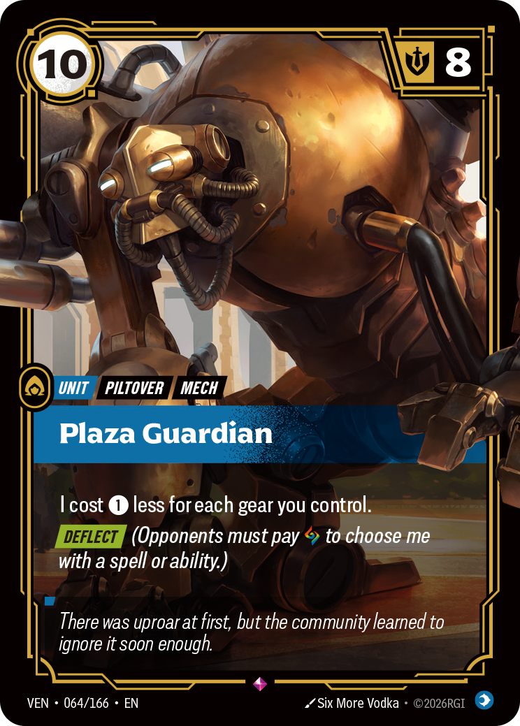 Riftbound Unit: Plaza Guardian
