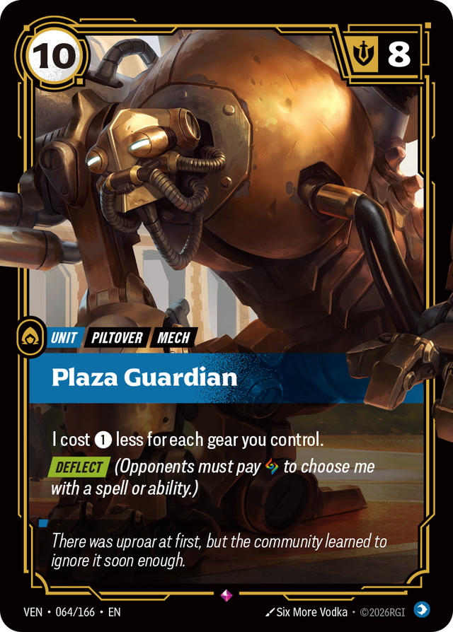 Riftbound Unit: Plaza Guardian