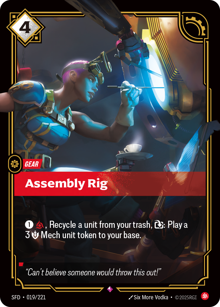 Riftbound Gear: Assembly Rig