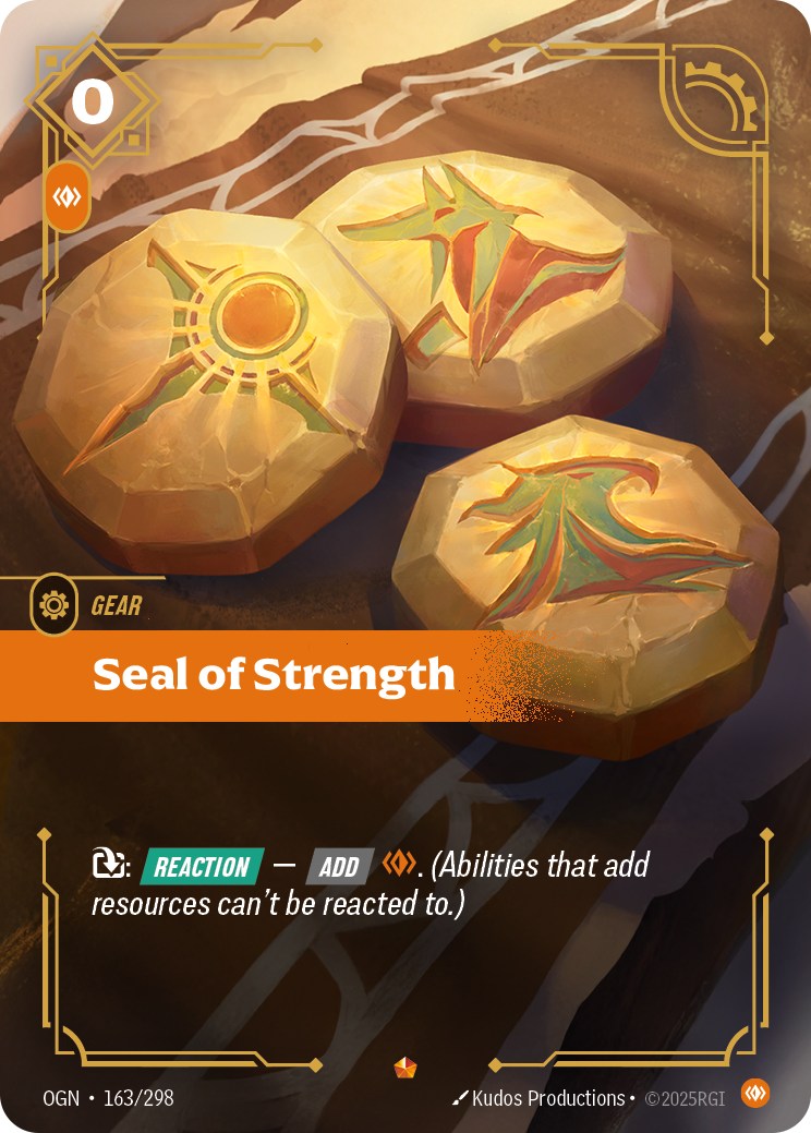 Riftbound Gear: Seal of Strength