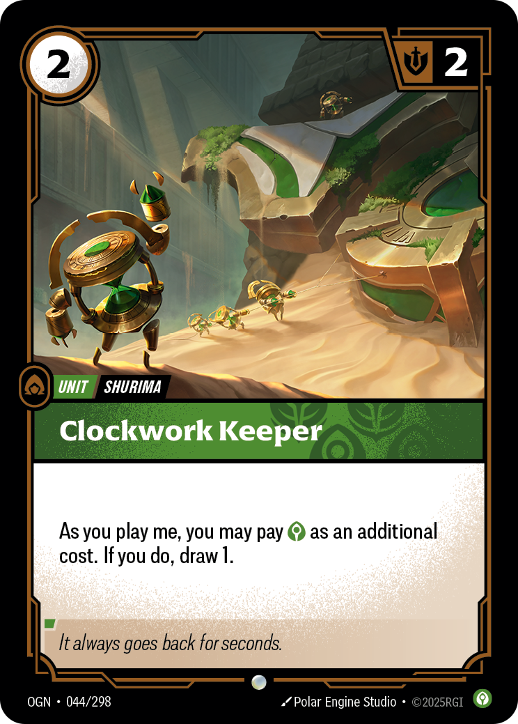 Riftbound Unit: Clockwork Keeper