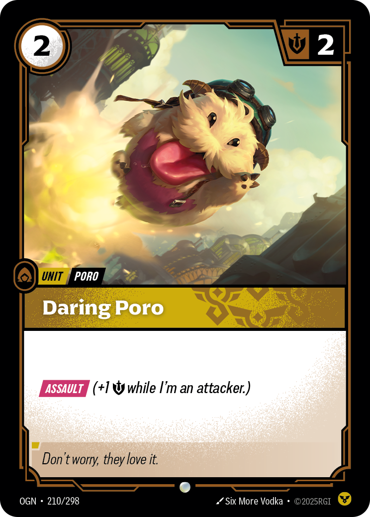 Riftbound Unit: Daring Poro