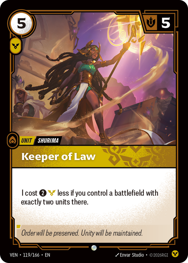Riftbound Unit: Keeper of Law