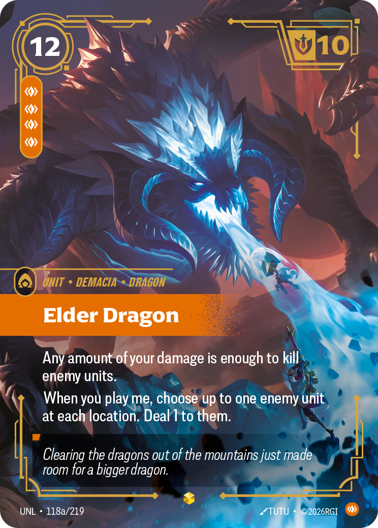 Riftbound Unit: Elder Dragon