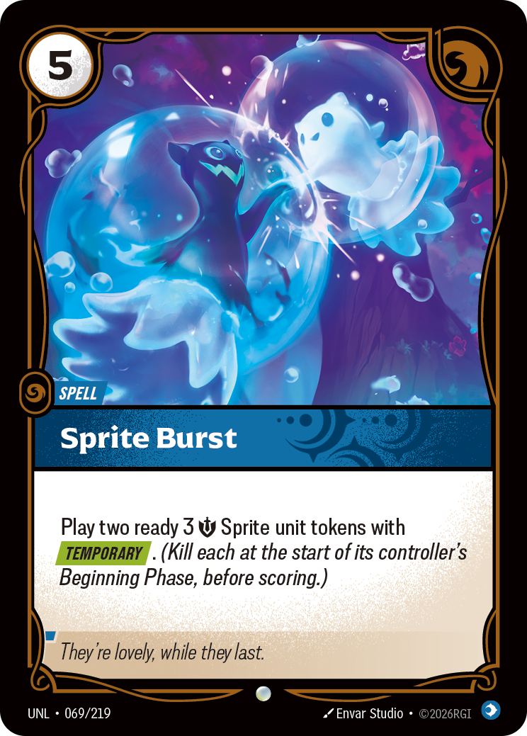 Riftbound Spell: Sprite Burst
