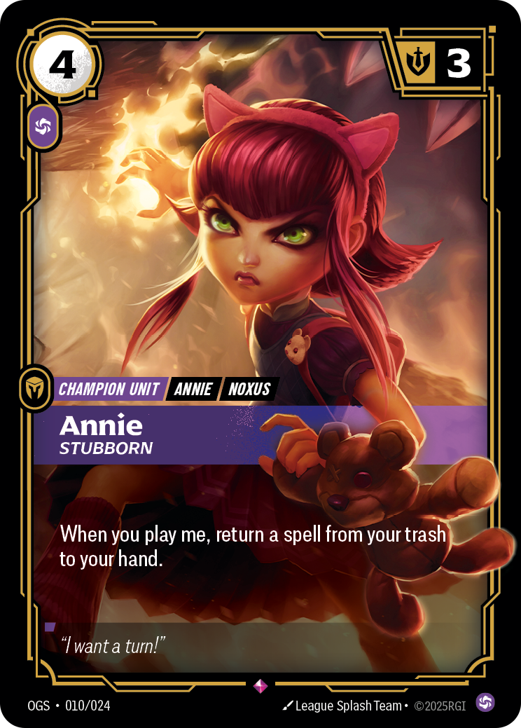 Riftbound Champion Unit: Annie
