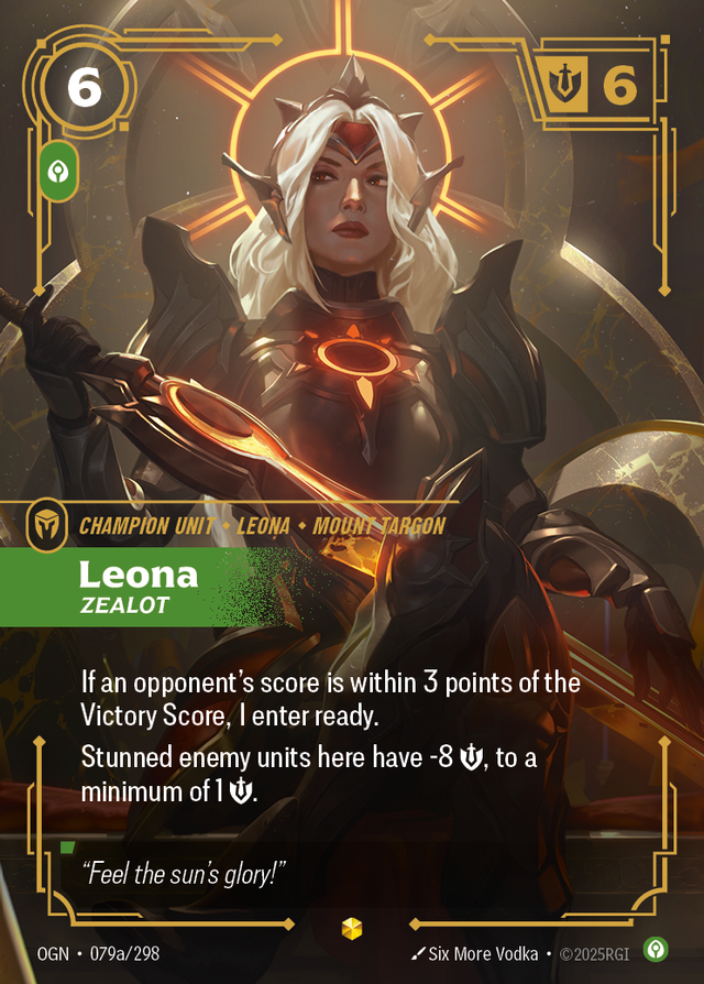 Riftbound Champion Unit: Leona