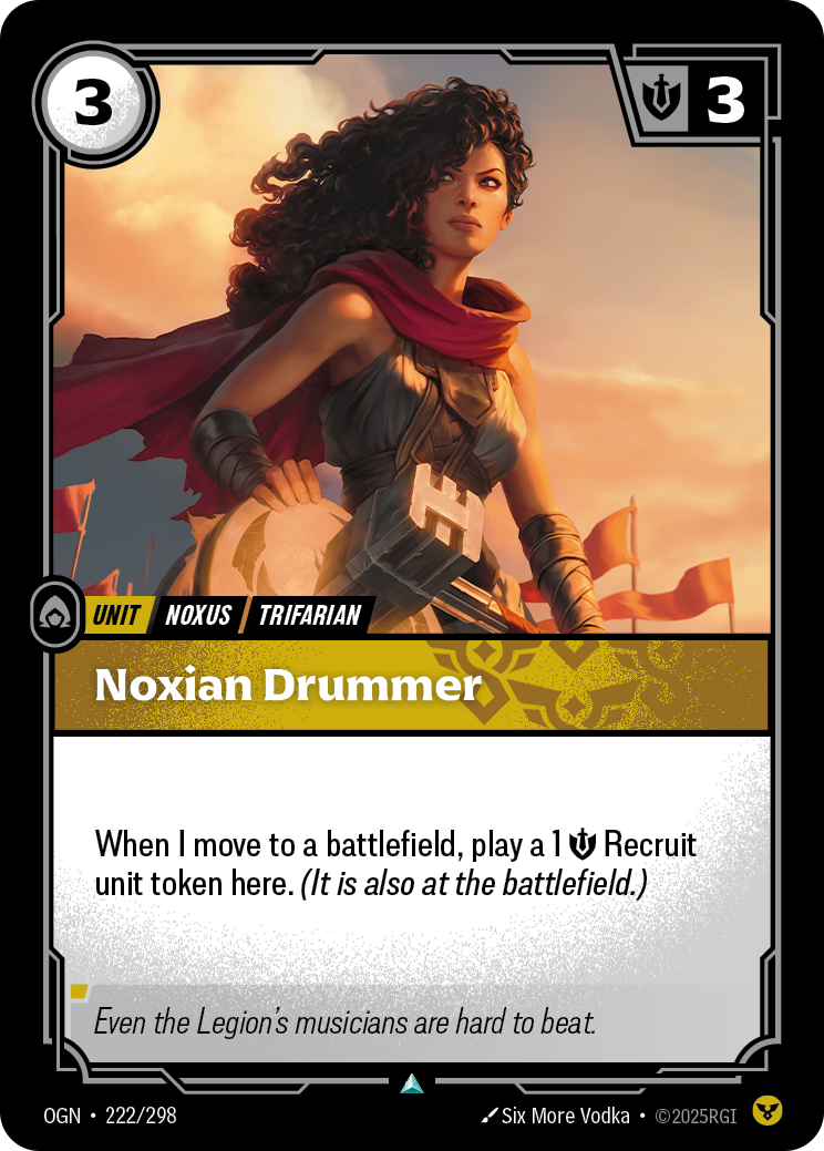 Riftbound Unit: Noxian Drummer