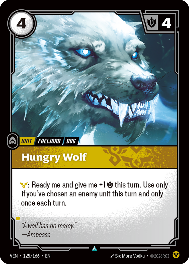 Riftbound Unit: Hungry Wolf