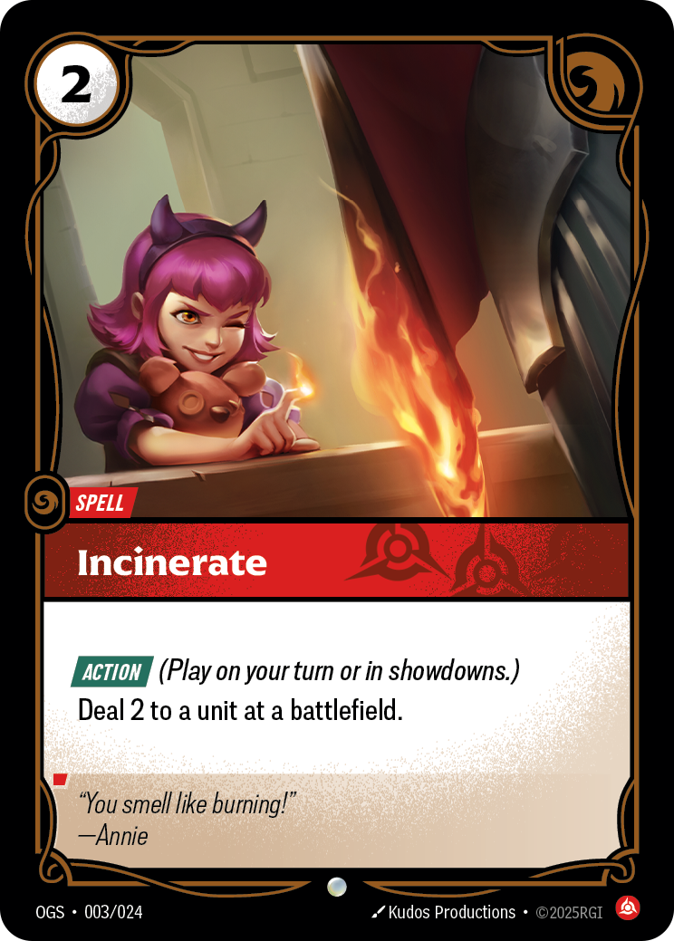 Riftbound Spell: Incinerate