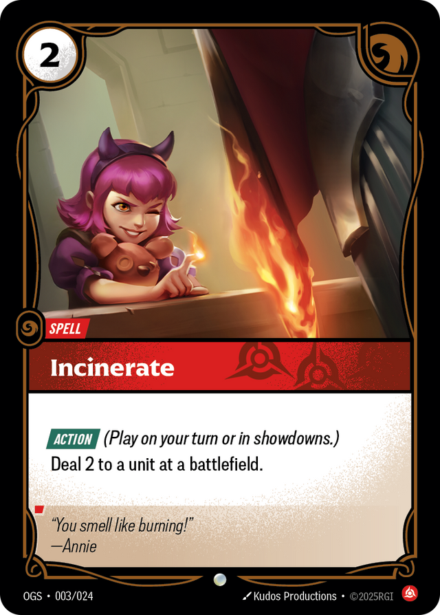 Riftbound Spell: Incinerate