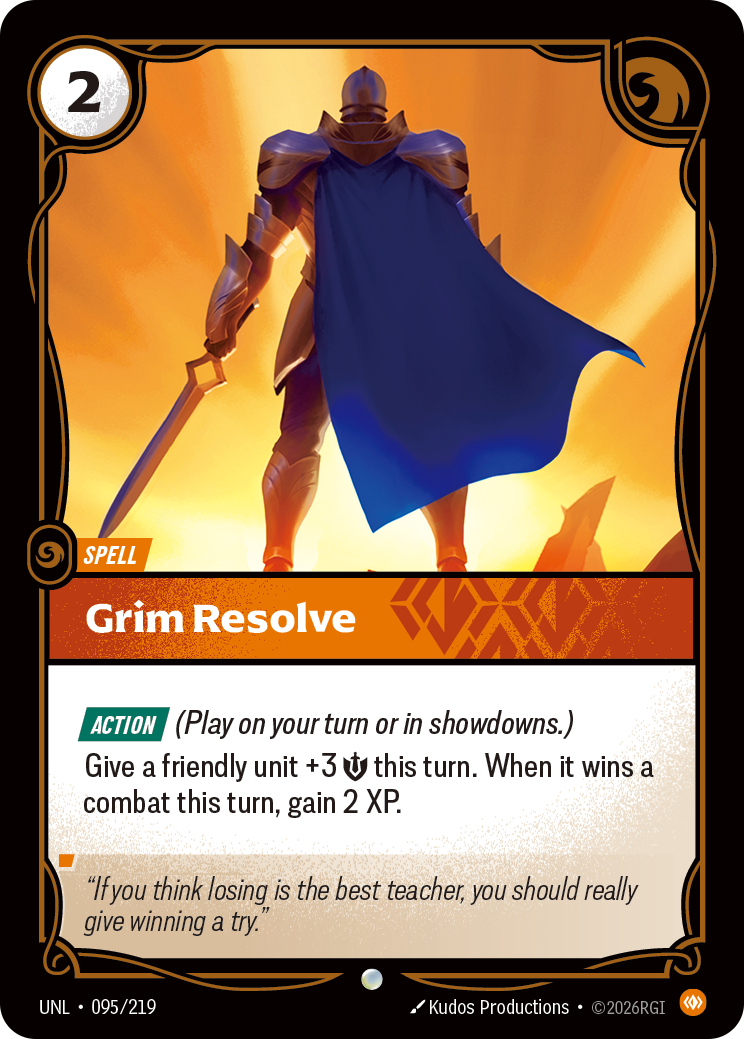 Riftbound Spell: Grim Resolve