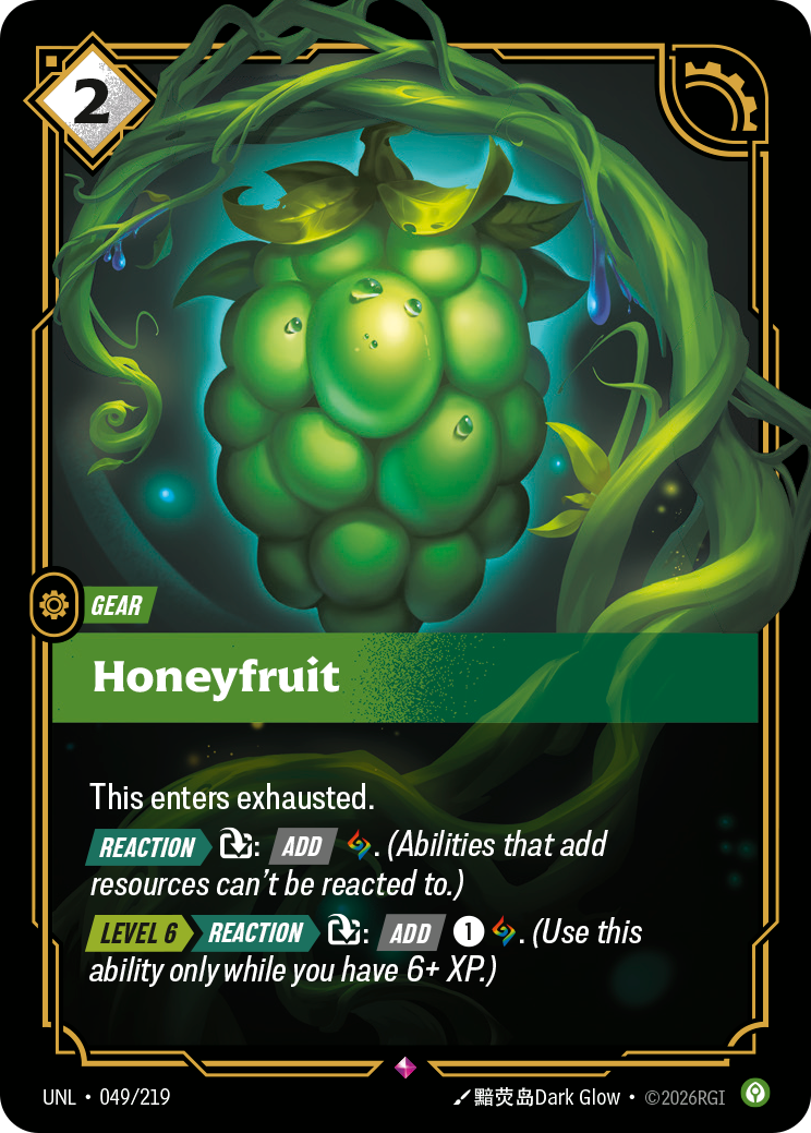 Riftbound Gear: Honeyfruit