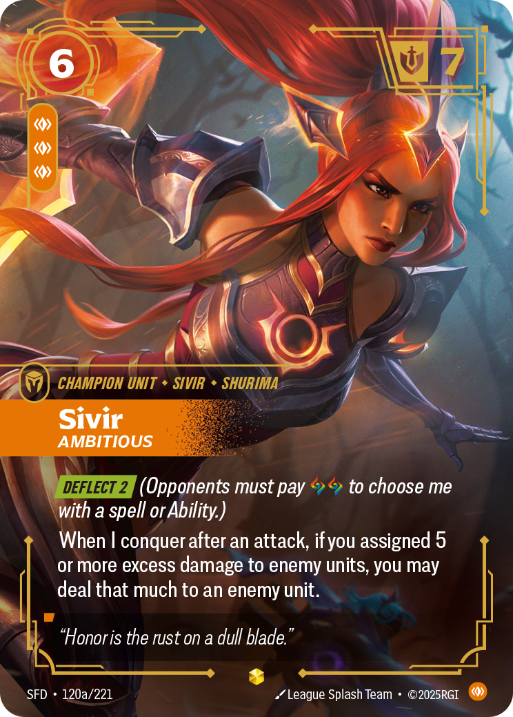 Riftbound Champion Unit: Sivir