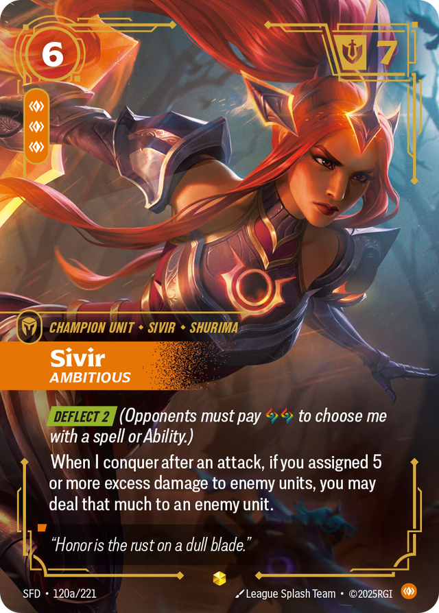 Riftbound Champion Unit: Sivir