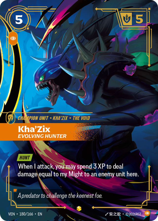 Riftbound Champion Unit: Kha'Zix