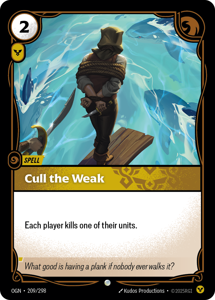 Riftbound Spell: Cull the Weak