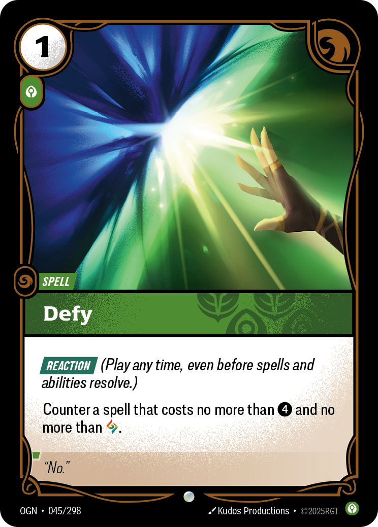 Riftbound Spell: Defy