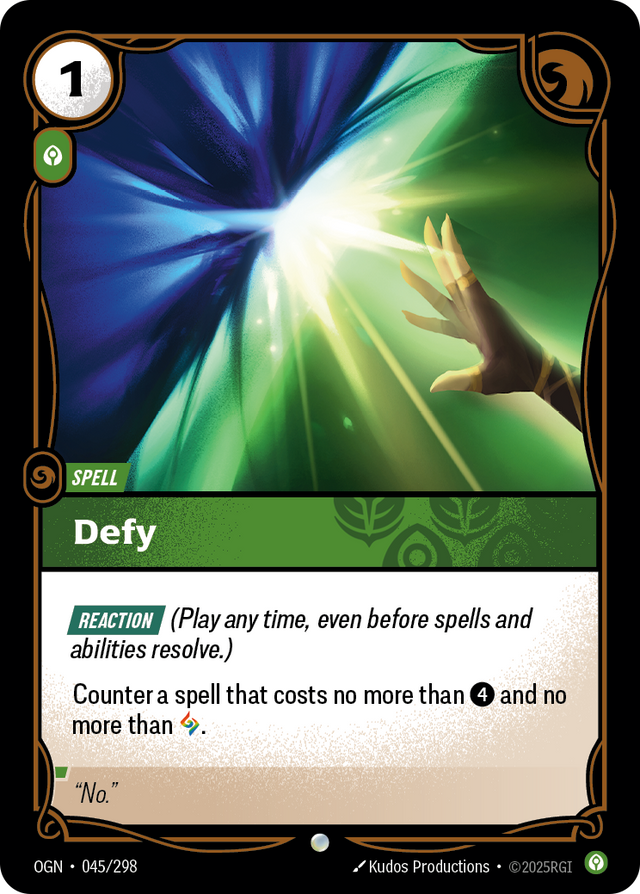 Riftbound Spell: Defy