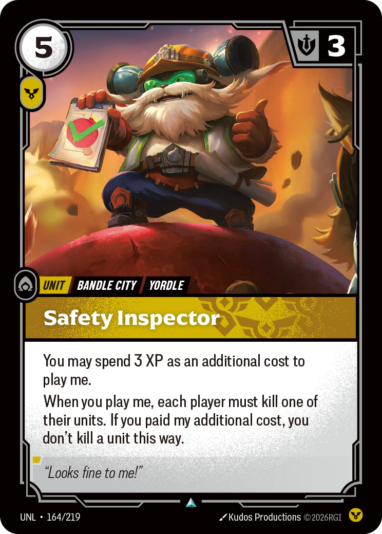 Riftbound Unit: Safety Inspector